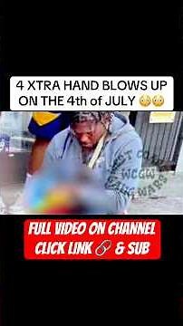 4xtra BLOWS UP His Hand with Fireworks 😱💥
