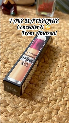 Fake Maybelline Concealer from Amazon?! 😳