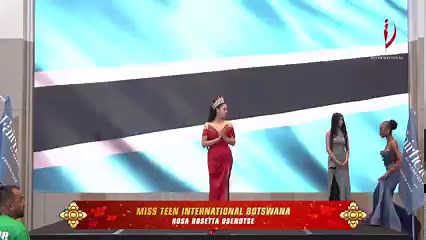 MUST WATCH: Our Miss Teen Botswana, Rosa Osenotse, during a sashing ceremony last night. #missteeninternational | Botswana Pageantry
