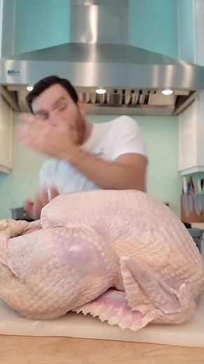 🦃Caja China Turkey🦃 All You Need: -Turkey -Homemade Sazon (recipe on my page) -Butter -Chef Pepin *TIPS *Caja China Shouldn’t go over 350° it will burn the top of your turkey keep it low and slow* *Spatchcock your Turkey if you want the time cut in half* *15-20 mins per pound* *you can also slather butter all over the turkey before adding it into the Caja* *You can baste your turkey every 45 mins BUT it will drop the temp of the Caja and have you lighting it a new every time you baste* Happy T