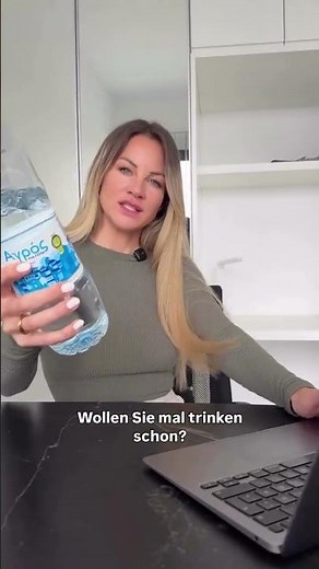 My boss thinks water is gross, BUT… 🍑😂