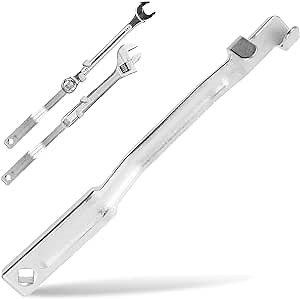 HOTBEST Wrench Extender Tool Bar, Extra Long Wrench Extension Tool with Square Hole Ultra Thin Portable Torque Amplifier Tool for Garage Mechanics Handyman (1)