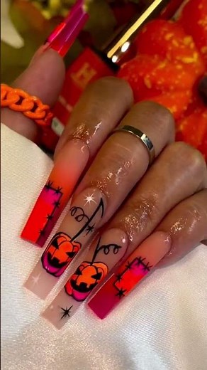 Luxury trick or treat vibe jet set babe press on Nails Slay Beauty