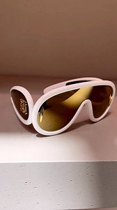 Shield shape sunglasses have been a hot trend every summer. These new @loewe sunglasses hit the mark on every level. Priced at $520, Hot! Or Hmm….? * #fashionbombdaily #loewe #bombaccessories 📸 @boujeelabels Blogged by @limo_x | Fashion Bomb Daily