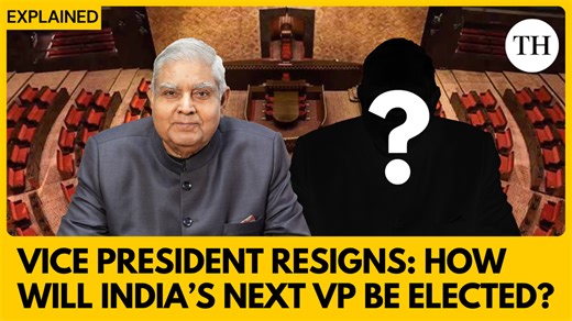 Watch: Vice President resigns: How will India’s next VP be elected?