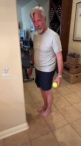5.5K views · 195 reactions | It turns out my heel raises needed a tennis ball. This keeps you from supinating or moving your weight to the outside or lateral part of your feet. Keeping the tennis ball in place makes sure that our big toes and second toes stay actively engaged. | Jim Brown | Facebook