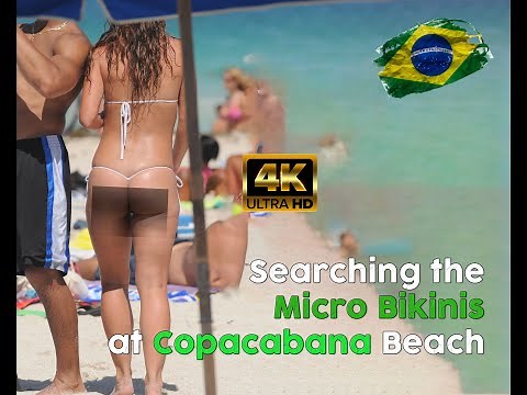 🇧🇷 beautiful girls with Micro Bikinis at Rio de Janeiro 🇧🇷 | Chill Music #VR #4K #video4k