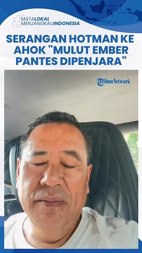 5.8K views · 39 reactions | Hotman Paris Bela Jokowi, Serang Ahok: Pantes Masuk Penjara, Mulutnya Koar-koar Ember! Pengacara kondang Hotman Paris Hutapea 'menyerang' Mantan Gubernur DKI Jakarta Basuki Tjahaja Purnama (Ahok). #hotmanparis #ahok #jokowi | Tribunnews.com | Facebook