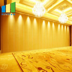 [Hot Item] Removable Wall Partitions Auditorium Soundproof Operable Wall Sliding Hotel Partition