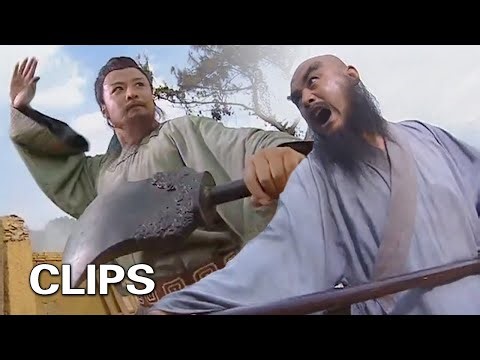 Lin Chong vs Lu Zhishen | Top Fight Scene from Water Margin 1998 #Clip #KungFu