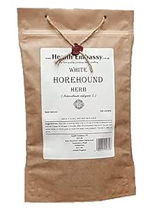 Health Embassy White Horehound Herb | Marrubium Vulgare L | Herbal Tea (50g)