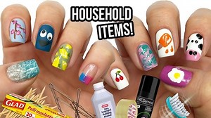 You'll only need household items to create these cute nail designs! 😻 | cutepolish