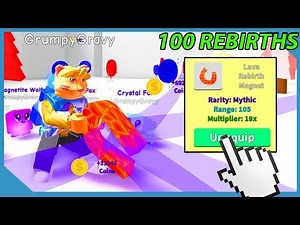 What Happens When you Rebirth in Roblox Magnet Simulator (OP Magnet)