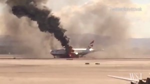 British Airways 777 Catches Fire in Las Vegas After Engine Failure