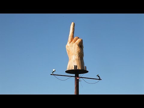 Vermont middle finger statue will stay up "forever"