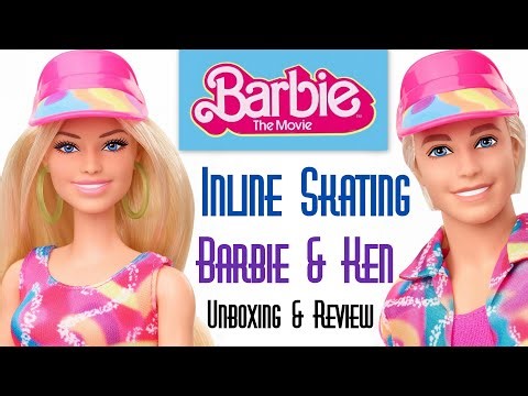 INLINE SKATING BARBIE & KEN DOLLS 🎥 BARBIE MOVIE 👑 EDMOND'S COLLECTIBLE WORLD 🌎 UNBOXING & REVIEW