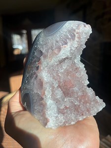 Gorgeous AAA Grade XL Uruguayan Amethyst Geode Freeform, Sugar Amethyst, Galaxy Amethyst, Pastel Pink, Druzy From Uruguay - Etsy