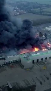 76K views · 181 reactions | This video shows the extent of the fire which engulfed the Ocado warehouse in Andover. | BBC Hampshire & Isle of Wight | Facebook