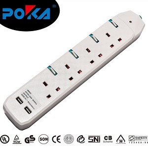 [Hot Item] UK Power Strip Multi Outlet Extension Socket