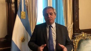 Alberto saludó a Marcelo Tinelli. | Alberto Presidente 2019