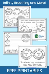Our Infinity Breathing Free Printable is here to guide mindful breathing with a calming infinity symbol ♾️ at its center! Perfect for helping kids, teens, and adults relax, manage emotions, and find their inner calm. | Your Therapy Source