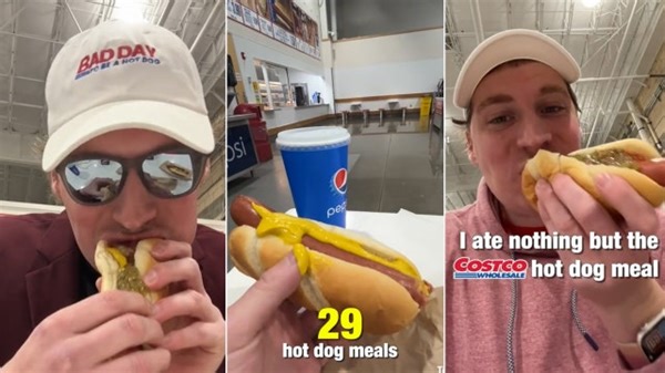 Man amazed after dropping pounds while eating only Costco hot dogs