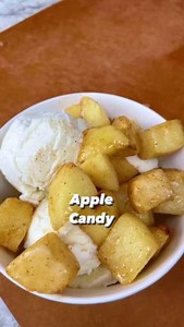 Air Fried Apple Candy. This is one of the most delicious ways to eat apples. It makes the apples crisp on the outside and tender on the inside. You can eat them on anything or by themselves, and they are vegan, gluten-free, dairy-free, and refined sugar-free. Love, Ms. Dash 😘😘😘 —————————— Ingredients: 2 apples, peeled and cubed 1 tablespoon maple syrup 1 tablespoon coconut oil, melted 1 teaspoon cinnamon (or to taste) 1/4 teaspoon nutmeg 1/4 teaspoon cloves Directions: Toss the apples in mapl