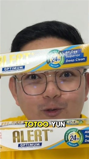Alert Optimum Fluoride 24hrs Toothpaste · Plaque and Tartar Control #toothpaste