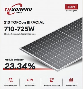 [Hot Item] Tier1 Sunpro N Type Solar Panels 710W 720W 725W
