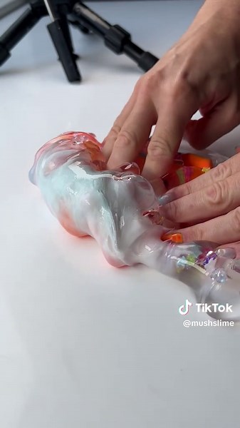 Creative Slime Inspired by Nail Art