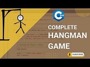 C++ Hangman Game - How to code your own Hangman game | ‪@cbetterexplained‬