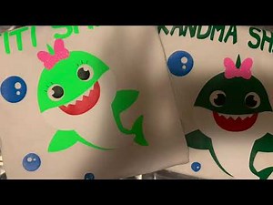 LAYER IRON ON USING CRICUT | Howto: Make a layered vinyl shirt | Baby Shark | Doo Doo