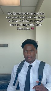 Everyone in healthcare has this memorized to a ☕️👀 Cranial nerves are a set of twelve paired nerves that arise directly from the brain and brainstem, rather than the spinal cord, and play critical roles in transmitting information between the brain and various parts of the body, primarily the head and neck. Each cranial nerve has a specific function, such as sensory input, motor control, or a combination of both. They are numbered with Roman numerals from I to XII based on their position from f