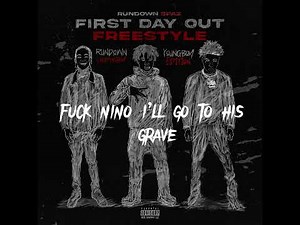 Rundown Spaz - First Day Out (Freestyle) Ft. Nba Youngboy & Rundown Choppaboy (Official Lyric Video)