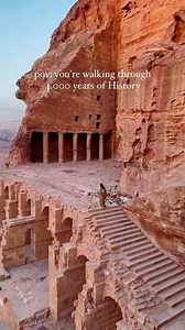 32K views · 1.3K reactions | Petra — a city of stone and spirit, where the majesty of the Nabataeans still echoes through every carved façade! ♥️ | Petra - Jordan | Facebook
