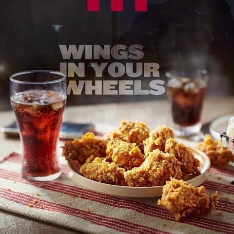 20 reactions | Drive-thru and take your taste buds on a wild ride too, with our lip-smackin' hot wings.  #KFCDriveThru | KFC | Facebook