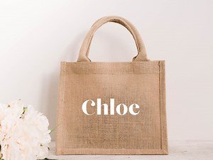 Small Jute Bag, Personalized Bag With Name, Personalized Gift, Small Bag With Name, Birthday Gift for Best Friend - Etsy UK