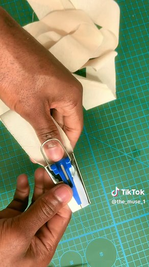How to make bias continuous bias tape binding? #sewing #sewingfyp #sewingtiktok #sewingtutorial #sewingtips