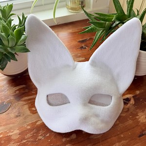 Therian Fleeced Cat Mask Base Made to Order Replica - Etsy