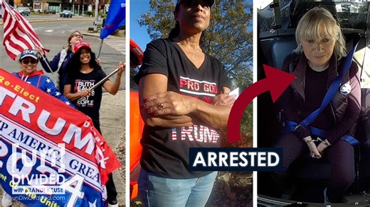 Gina Powell, a Puerto Rican Trump voter, describes the moment an old white lady punched her in the face for supporting the former president. | Brandi Kruse
