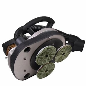 [Hot Item] 3 Head Planetary Handhold Wet Stone Polisher for Granite Marble Stone