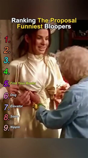 Ranking The Proposal funniest bloopers