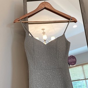 Sparkly sea green maxi dress! Size XS from Windsor.