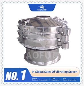[Hot Item] Gaofu Industrial Sieve Electric Flour Sieving Machine Rotary Vibrating Screen Sifter for Starch