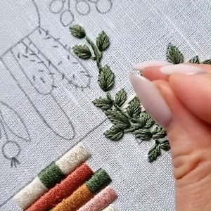 5.6K views · 312 reactions | Beautiful Home Plant Embroidery Pattern #foryou #handwork #trending #embroidery | Embroidery Skills ideas | Facebook