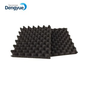 [Hot Item] Black Color Noise Reduction Adheisve Egg Crate Soundproofing Foam