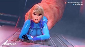 KingoCrsh - Samus Worm ( Vore 丸呑み )