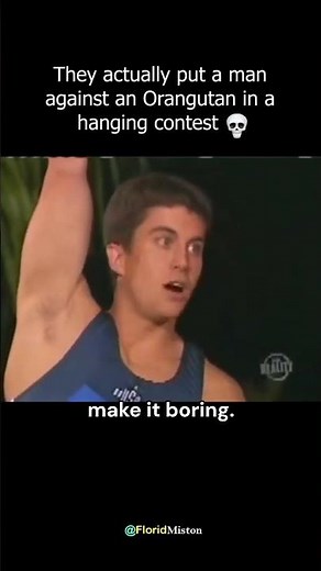 Man vs Beast In a Hanging Contest 😯