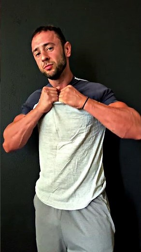 Ripping My Shirt Off. Muscle Worship
