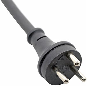 [Hot Item] Danish Standard 10A 250V 3 Pin K Type Zh-6 Plug AC Power Cord Match to PVC Flexible Cord H03VV-F 3G0.75mm²